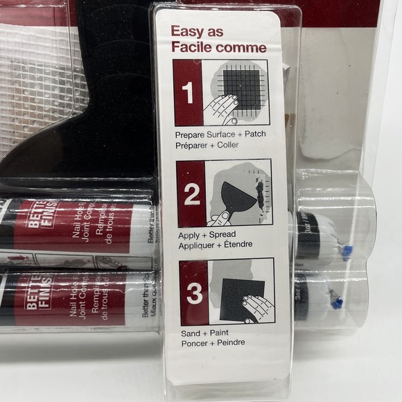 Hyde 4" Wall Repair Patch Kit Better Finish 09915 Drwall Home Improvement Tools - Picture 2 of 6